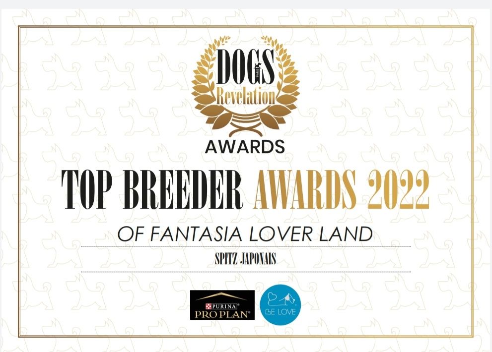 Of Fantasia Lover Land - Nos sommes très heureux nous sommes meilleur élevage 2022