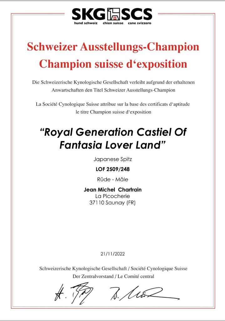 Of Fantasia Lover Land - ROYAL GENERATION CASTIEL OF FANTASIA LOVER LAND 